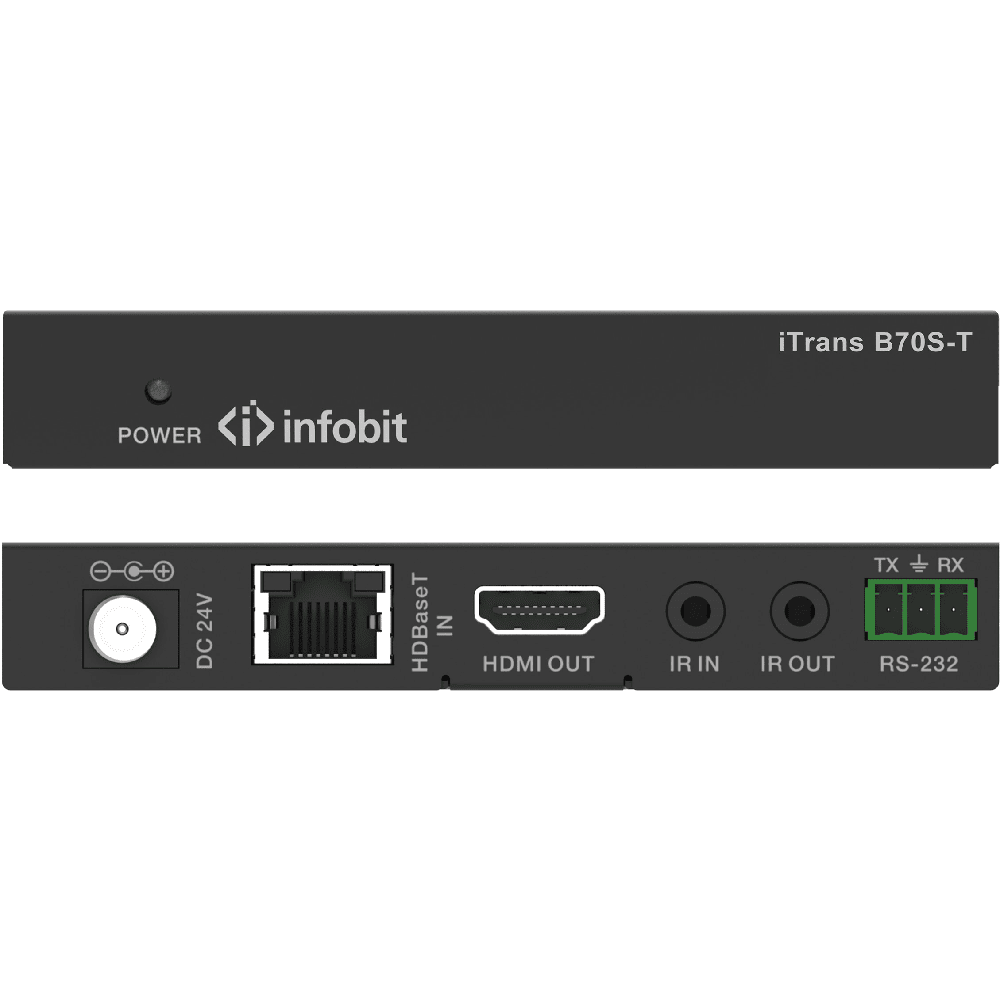 iTrans B70S - HDBaseT förlängning (Tx och Rx), HDMI 18Gbps, 70m i 1080p, 40m i 4K/60Hz - Bild 4
