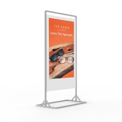 Allsee supertunn dubbelsidig fristående digital skärm 43"